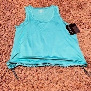 NWT Cycle House by Marika green tank top with waist toggles